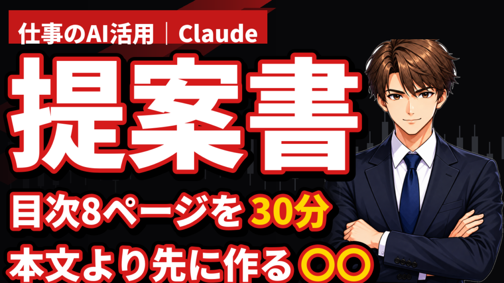 提案書の作り方｜Claudeに目次と想定質問8個を先に作らせる手順